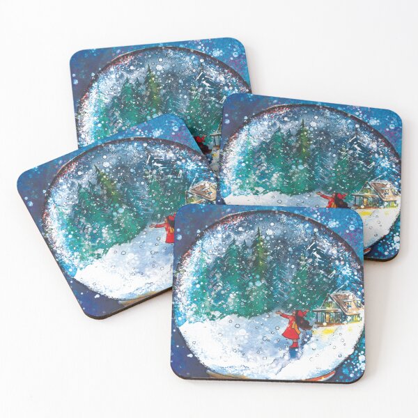 Item preview, Embracing Winter In A Snow Globe  designed and sold by BohemiWANDERS.