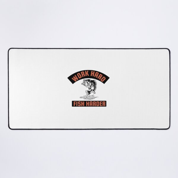 Item preview, work hard fish harder designed and sold by Usatazon on.