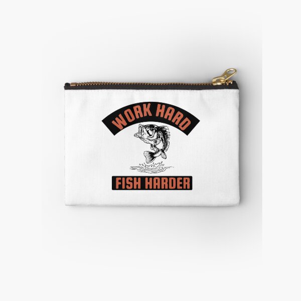 Item preview, work hard fish harder designed and sold by Usatazon on.