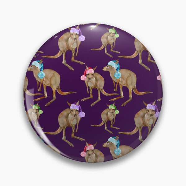 Item preview, Summer Christmas Kangaroo Pattern designed and sold by Sketchbook Designs.
