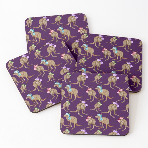 Item preview, Summer Christmas Kangaroo Pattern designed and sold by Sketchbook Designs.