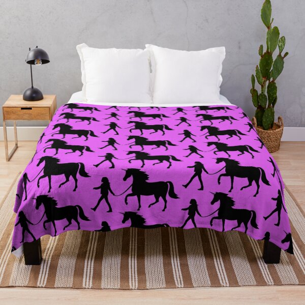 Item preview, Girl Walking Unicorn Silhouette designed and sold by BOLD-Australia.