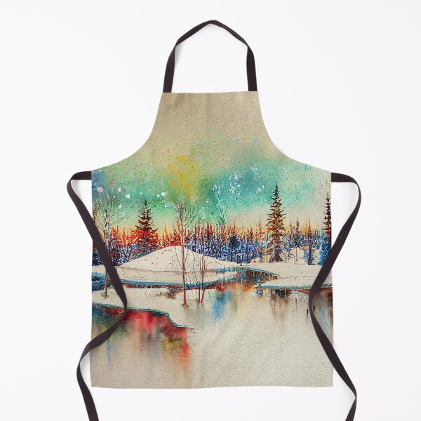 Item preview, Vibrant Winter on the Lake designed and sold by Red-Alien.