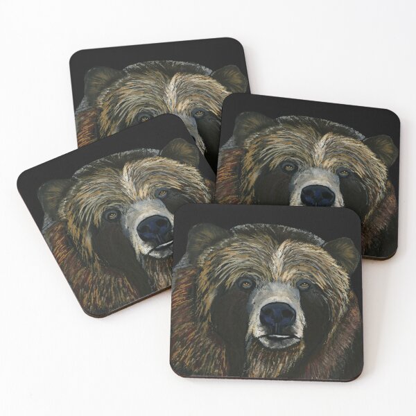 Item preview, Grizzly Bear | Watercolor Art by Sulazen designed and sold by SULAZEN.