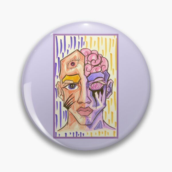 Item preview, Cyborg Brain Robot Face designed and sold by Harold-Inks.