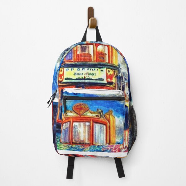 Item preview, Bright colourful street scene designed and sold by Metaverse8.