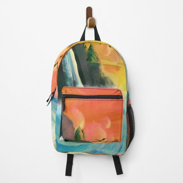 Item preview, Sunset at a Mountain side designed and sold by EdenDrawsArt.