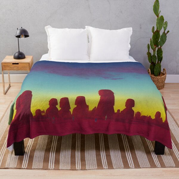 Item preview, Purple Moai Night designed and sold by Parco-Mizzo.