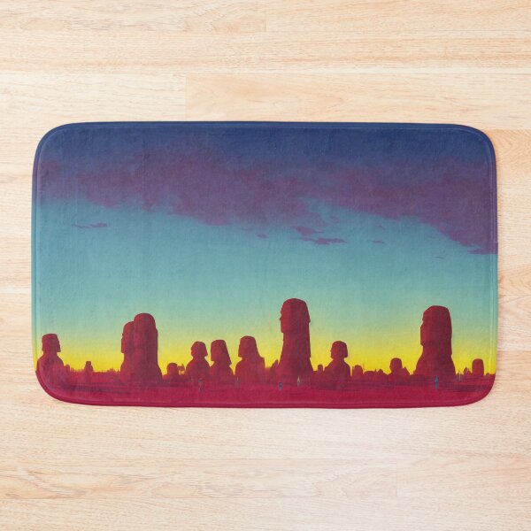 Item preview, Purple Moai Night designed and sold by Parco-Mizzo.