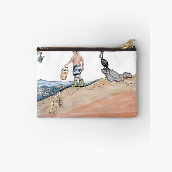Item preview, Polluted Beach Ecology Section Drawing designed and sold by RiceDrawings.