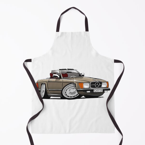 Item preview, Mercedes R107 roadster gold designed and sold by car2oonz.