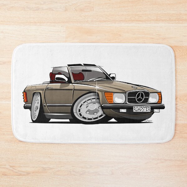 Item preview, Mercedes R107 roadster gold designed and sold by car2oonz.