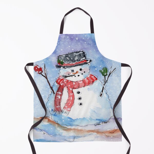 Item preview, Happy Snowman with Mittens designed and sold by Smalltownart.