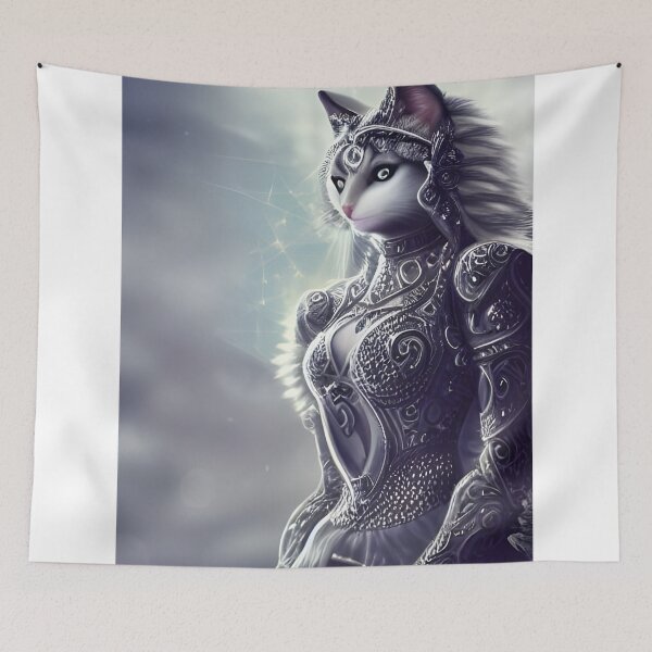 Item preview, knight cat designed and sold by Cyber Pulse.