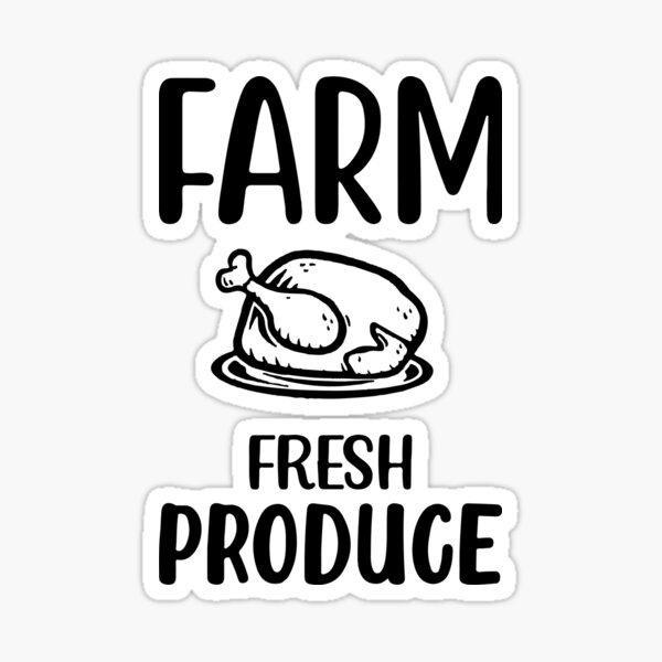 Vista previa del artículo con la obra «productos frescos de granja», diseñado y vendido por Usatazon on.