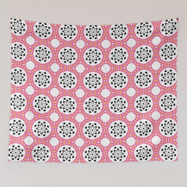 Item preview, Teamwork makes the dreamwork - rainbow retro flower design designed and sold by EvergreenWhimsy.