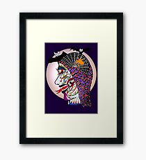 THE SNAKE WOMAN Framed Print