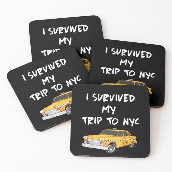 Item preview, New York City Souvenir Taxi I survived my trip to NYC designed and sold by FirnandArt.
