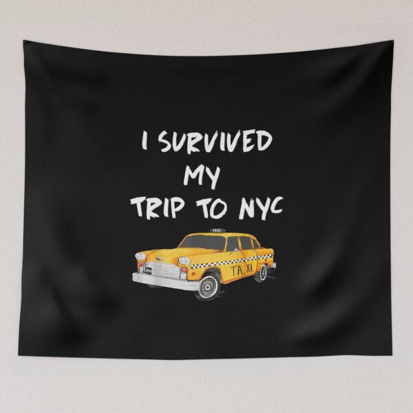 Item preview, New York City Souvenir Taxi I survived my trip to NYC designed and sold by FirnandArt.