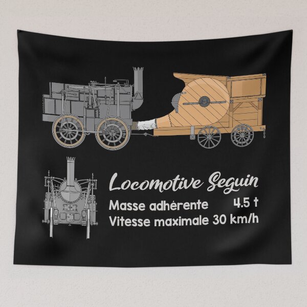Item preview, Marc Seguin's Steam Locomotive Train Engine Diagrams Gift designed and sold by Maljonic.