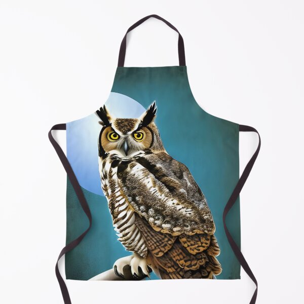 Item preview, Great Horned Owl Artwork designed and sold by The Love Quill.