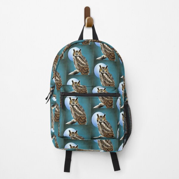 Item preview, Great Horned Owl Artwork designed and sold by The Love Quill.