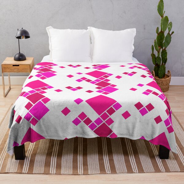 Item preview, Pink squares on white designed and sold by EzMal.
