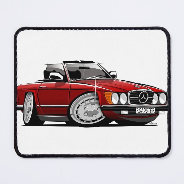 Item preview, Mercedes R107 roadster red designed and sold by car2oonz.