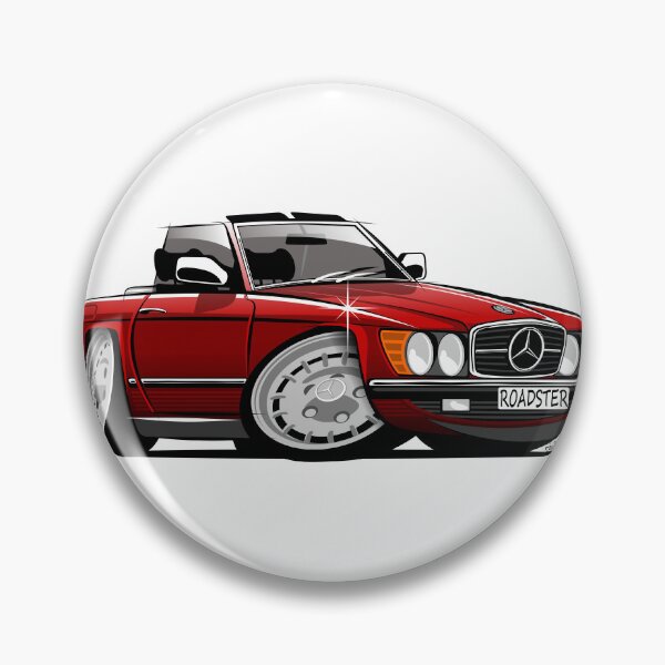 Item preview, Mercedes R107 roadster red designed and sold by car2oonz.