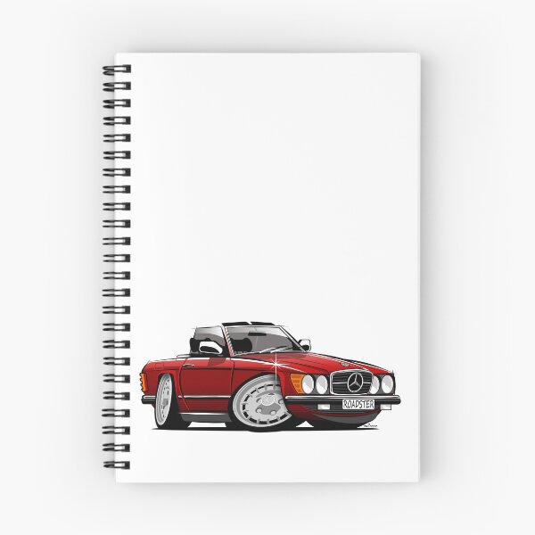 Item preview, Mercedes R107 roadster red designed and sold by car2oonz.