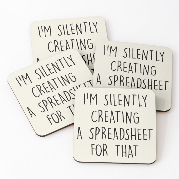 Item preview, I'm silently Creating A Spreadsheet For That designed and sold by KMIKBAL7.