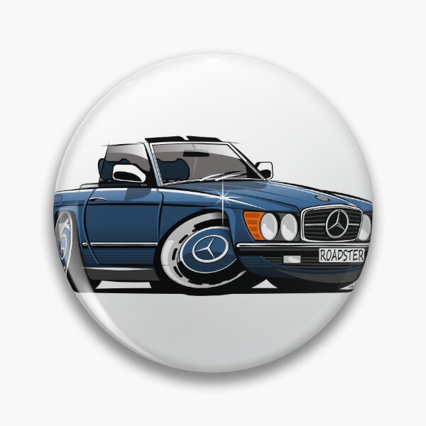 Item preview, Mercedes R107 roadster blue designed and sold by car2oonz.