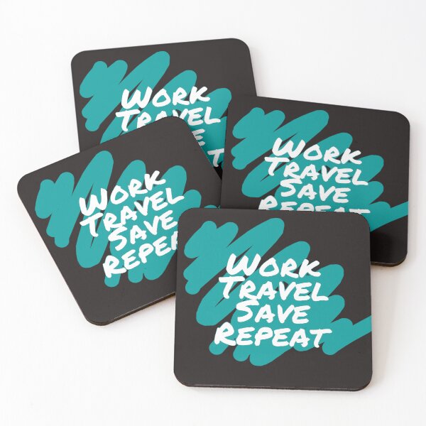 Item preview, Work Travel Save Repeat designed and sold by t1n3333.