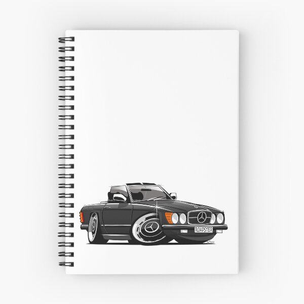 Item preview, Mercedes R107 roadster black designed and sold by car2oonz.