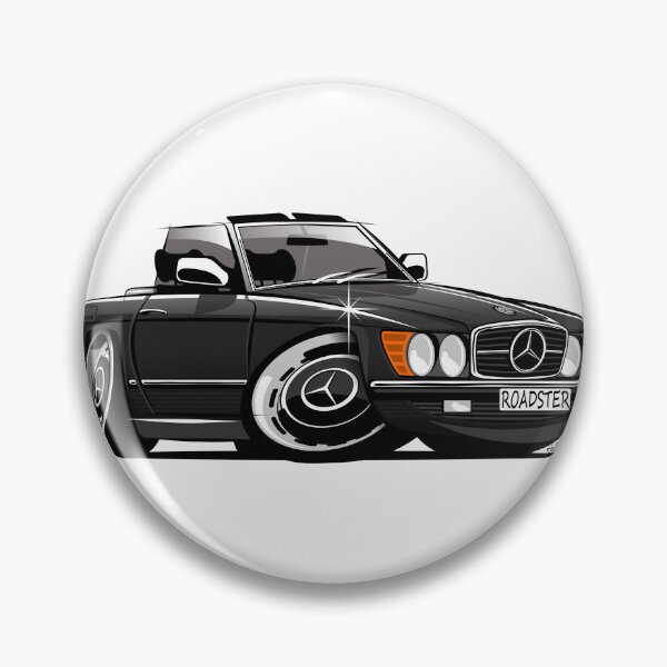 Item preview, Mercedes R107 roadster black designed and sold by car2oonz.