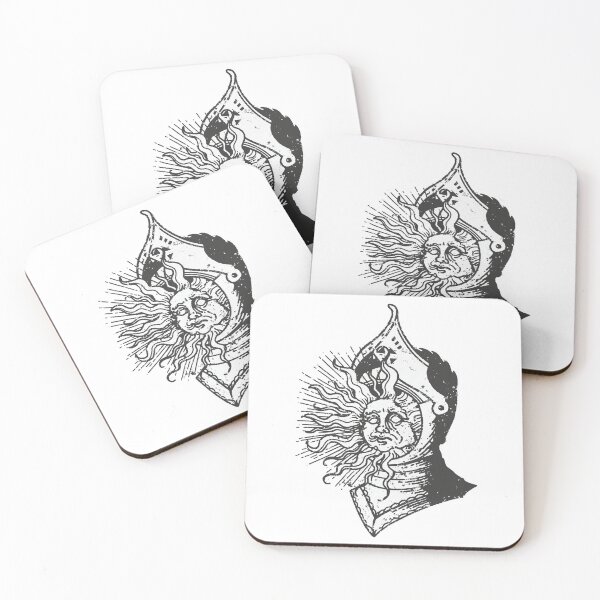 Item preview, Sun Knight - Medieval Etching Style designed and sold by BadamInk.