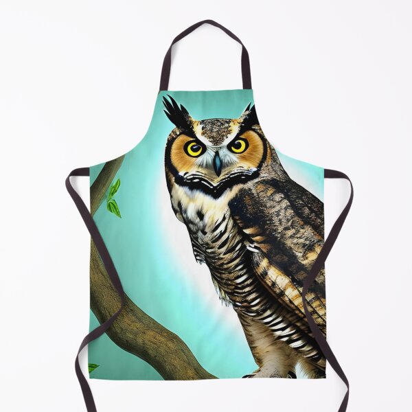 Item preview, Great Horned Owl Artwork designed and sold by The Love Quill.