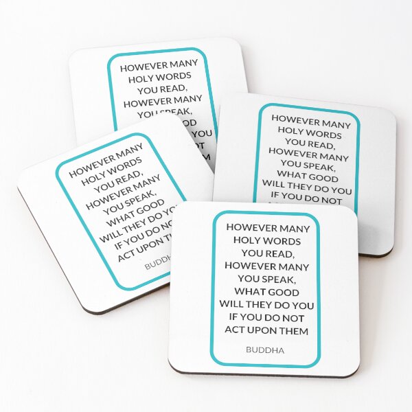 Item preview,  HOWEVER MANY HOLY WORDS  YOU READ, HOWEVER MANY YOU SPEAK,  WHAT GOOD  WILL THEY DO YOU IF YOU DO NOT  ACT UPON THEM designed and sold by Inspirationmotivation.