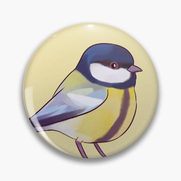 Item preview, Great tit bird designed and sold by Yarafantasyart.