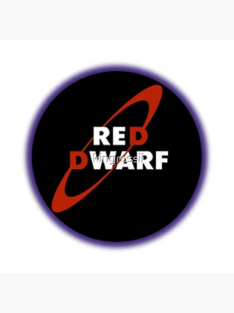 "Red Dwarf logo black" Poster for Sale by kingrossii Redbubble
