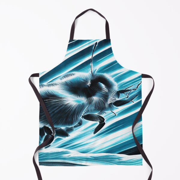 Item preview, Bumble Bee at Night in Blue Florescent Light designed and sold by deniselynnimage.