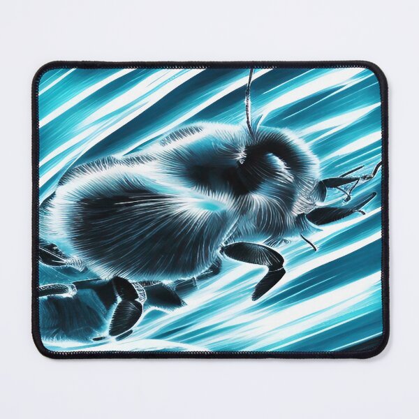 Item preview, Bumble Bee at Night in Blue Florescent Light designed and sold by deniselynnimage.