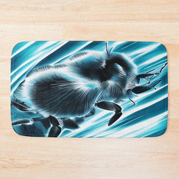 Item preview, Bumble Bee at Night in Blue Florescent Light designed and sold by deniselynnimage.