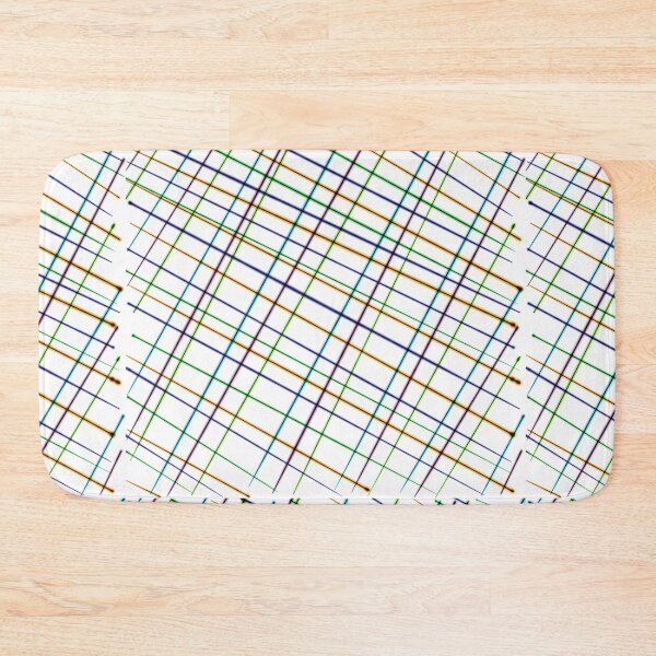Item preview, Multicoloured Criss Cross Line Pattern - Christmas designed and sold by jolabrese.