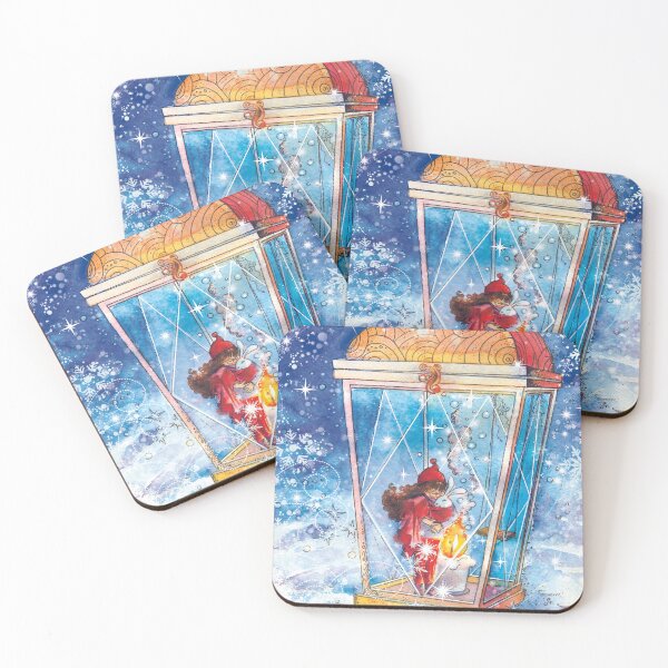 Item preview, Lantern Warmth On A Snowy Day designed and sold by BohemiWANDERS.