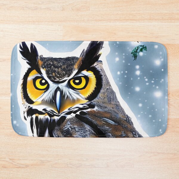 Item preview, Great Horned Owl Artwork designed and sold by The Love Quill.