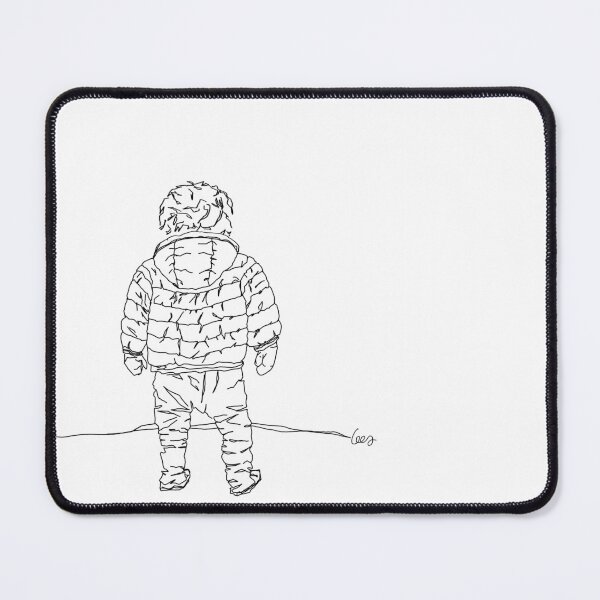 Item preview, Child in down jacket (black outlines) designed and sold by MentaLee.