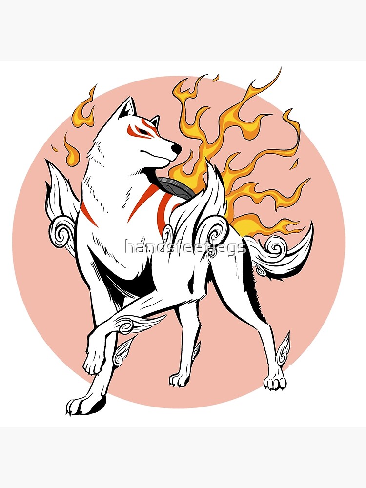 Okami Amaterasu Sun Goddess Matte Print 