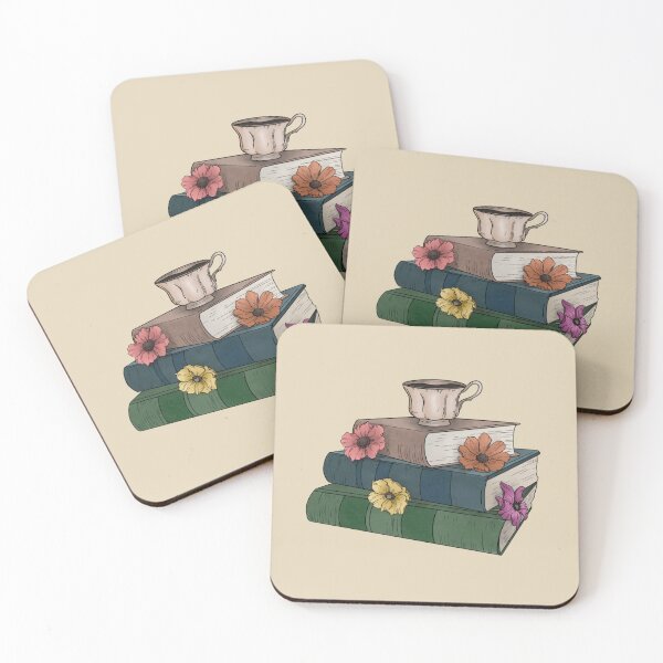 Item preview, tea and books designed and sold by atlasbackache.