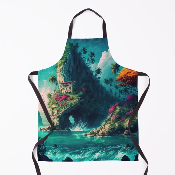 Artikelvorschau, Tropical Island Hideaway Paradise Fantasy-Landschaft entworfen und verkauft von PortSundries.